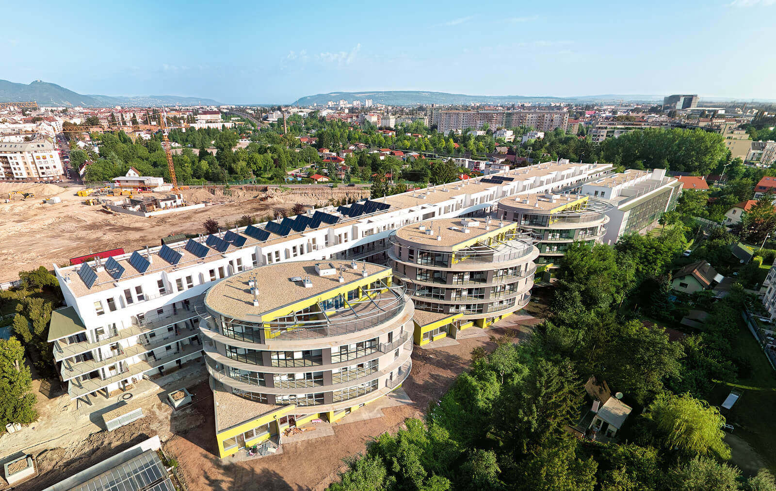 Buildings Donaufelderstrasse Vienna