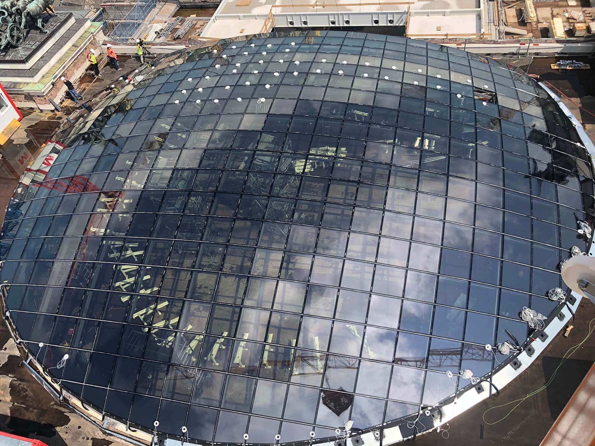 Republic of Austria Parliament, National Council hall - glass roof