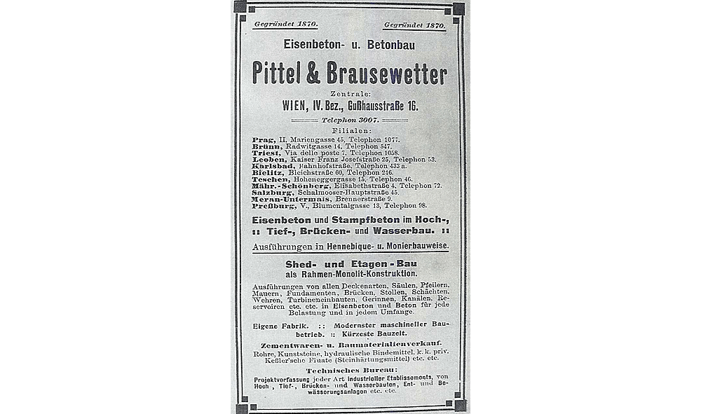Werbeschaltung 1913
