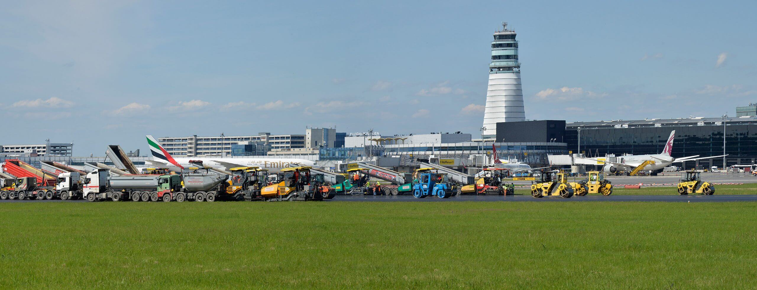 Airport runway renovation on runway 11/29