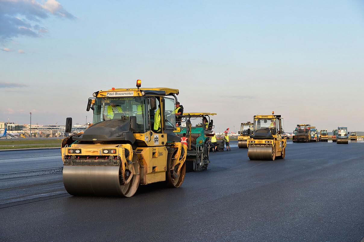 Airport runway renovation on runway 11/29