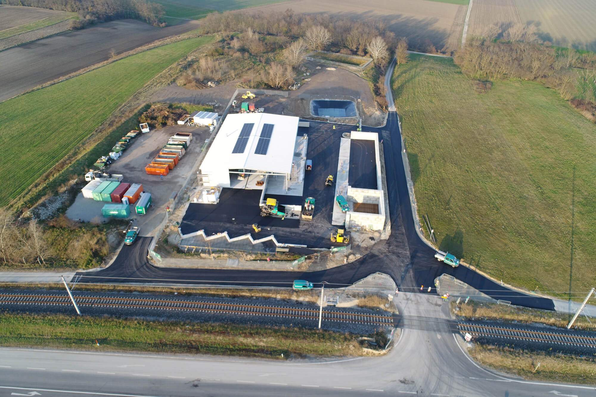 Waste collection center Hainburg