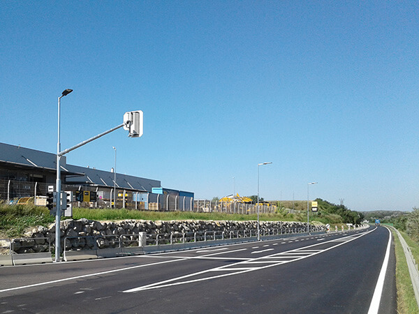 B9 Fischamend, Lower Austria, Road reconstruction