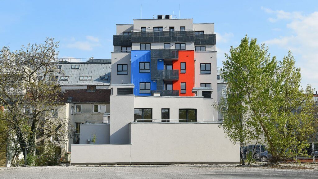 Wien, Pilzgasse, Wohnhausanlage